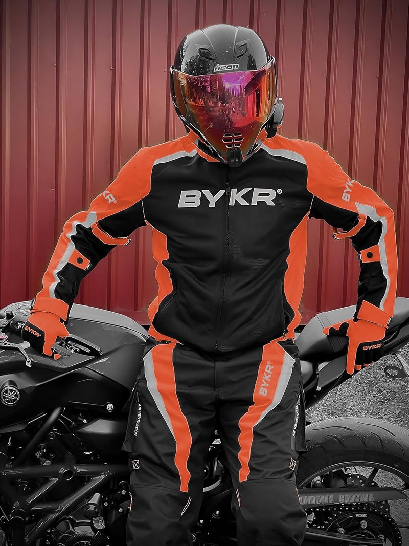 BYKR Motorcycle Pants for Men and Women Armored Cordura Overpants Enduro ATV Dual Sports Motocross Cargo Work Touring - Image 4